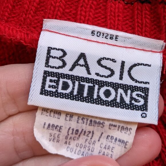 ⭐ Vintage Basic Editions Dalmation Sweater Large 10/12 - Picture 5 of 11